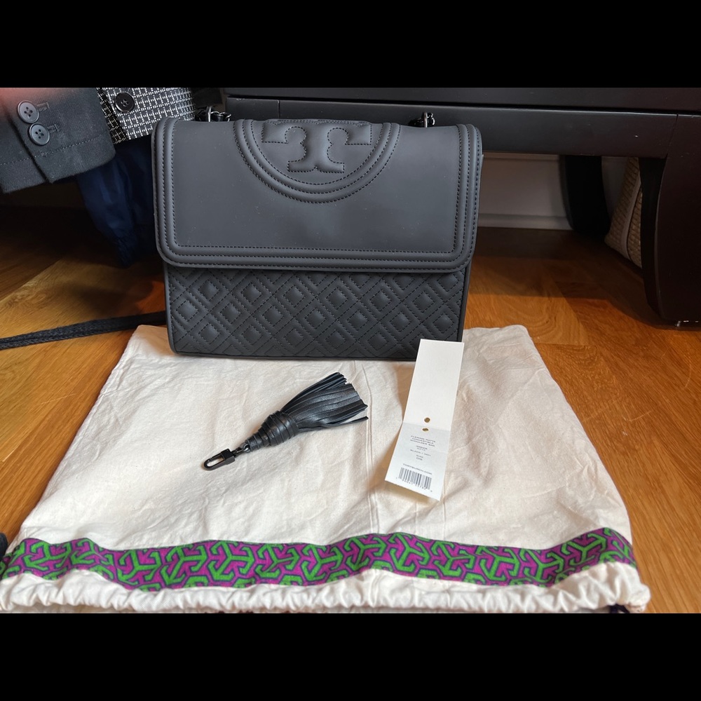 Tory Burch Fleming Matte Shoulder Bag